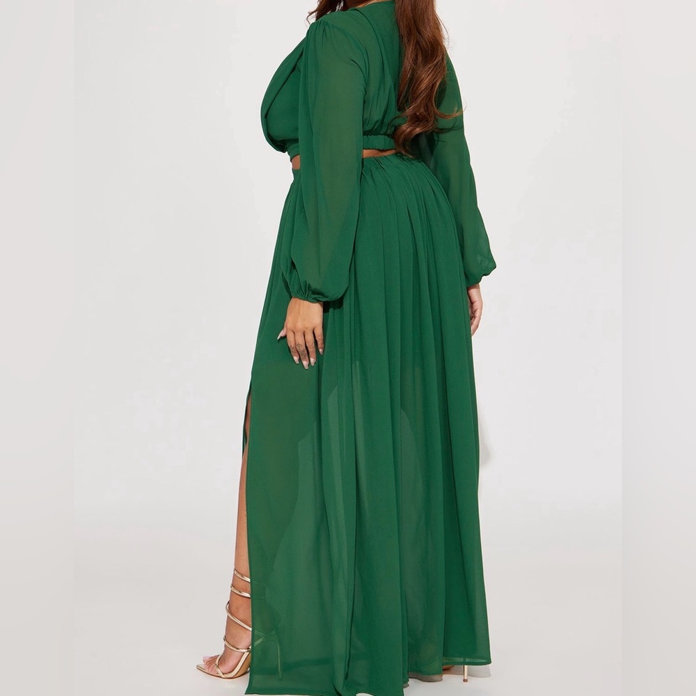 NWOT Natalia Maxi Dress - Green - Picture 2 of 5
